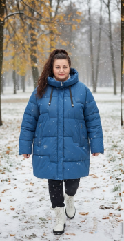 куртка "Адель" темно-голубой